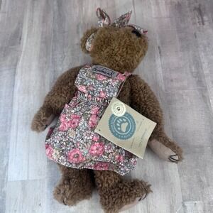 Boyds Bear Liza J Berrijam Plush Bear Floral Dress